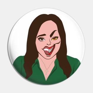 Two-Face Britt Meme Pin