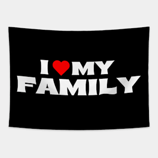 I Love My Family Tapestry