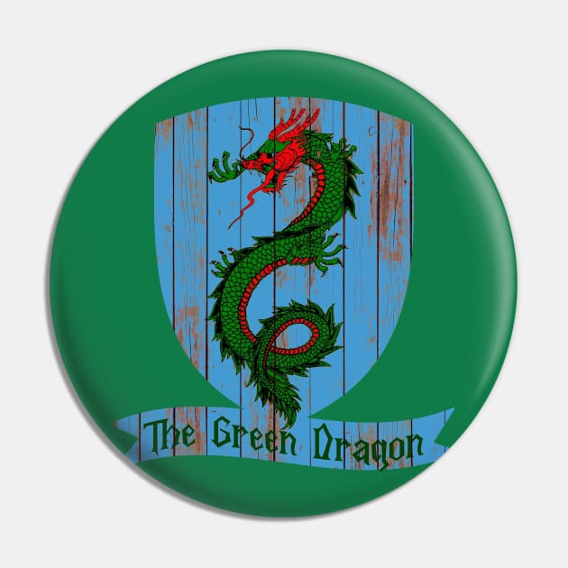 Green Dragon Pin by DavidIWilliams