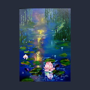 Evening on Monet's Pond T-Shirt