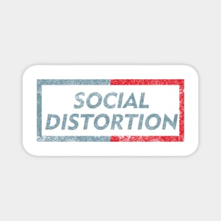 Social Distortion Distressed Magnet