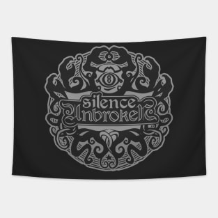 Silence Unbroken /emblem_solid Tapestry