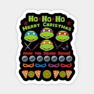 TMNT Ho Ho Ho - Sewer Squad Magnet