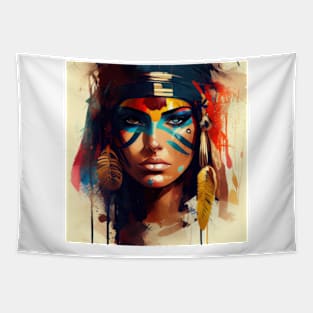 Powerful Egyptian Warrior Woman #6 Tapestry