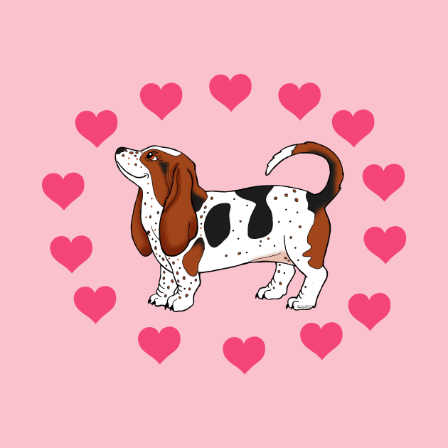 Basset Hound Love by HonuHoney