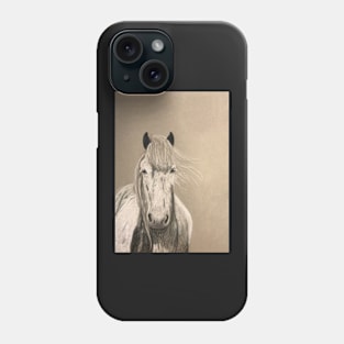 Grey Pony Phone Case