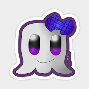 Purple Ghosts Magnet