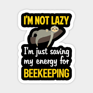 Funny Lazy Beekeeping Beekeeper Apiculture Magnet