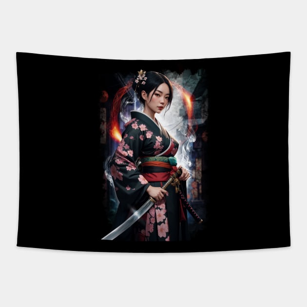 Onna-musha 12 Tapestry by KawaiiDread