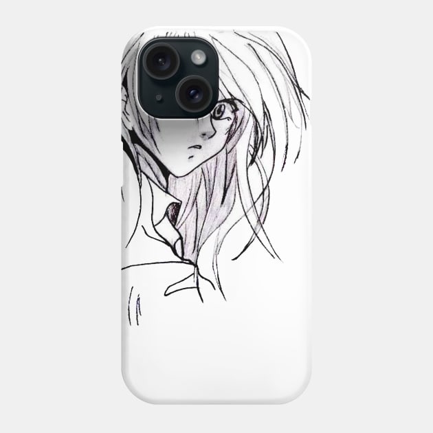 Anime face Phone Case by AlinaPrudence