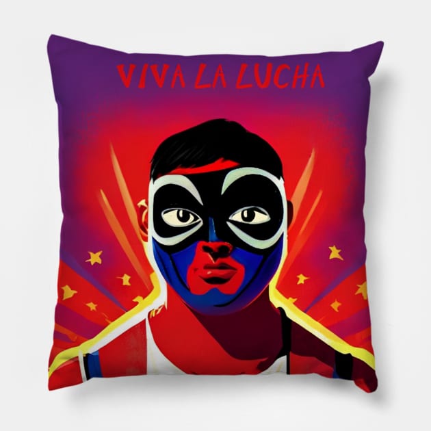 Viva la lucha Pillow by Firebrand