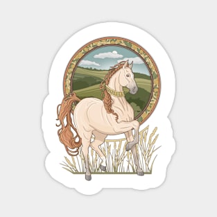 Maria horse art Magnet