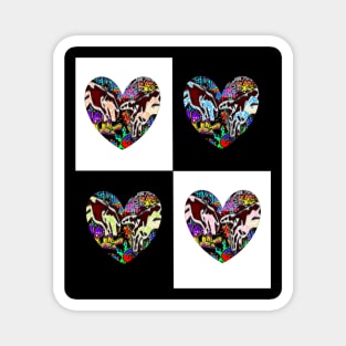 pop art hand of god 4 Magnet