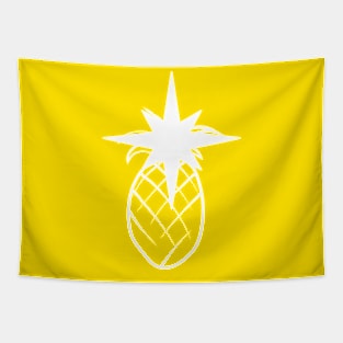 Christmas Star Pineapple - Tropical Winter Tapestry