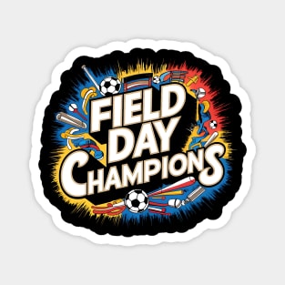 Field Day Champions: Groovy Sports Spectacle Magnet