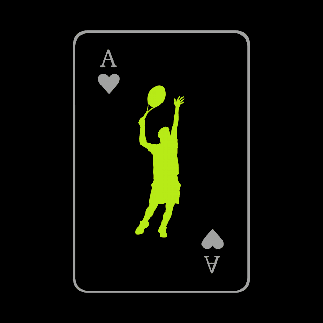 Tennis Ace Card by Karonja