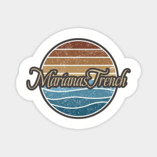 Marianas Trench Retro Waves Magnet