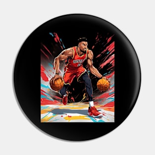 basketball court Pin