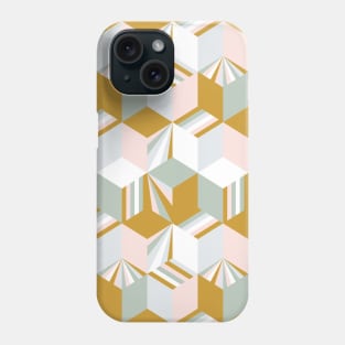 Retro Pastels Cubes Phone Case