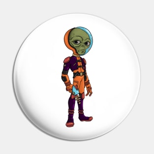 Grey Alien Pin