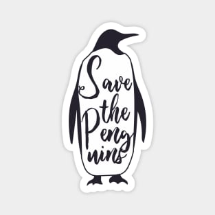 Save the Penguins Magnet