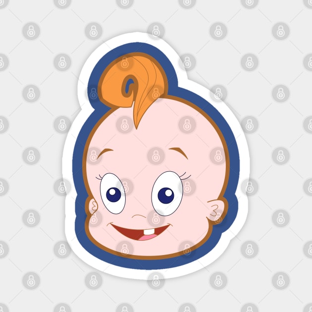 Giant Floating Baby Head Magnet by RobotGhost