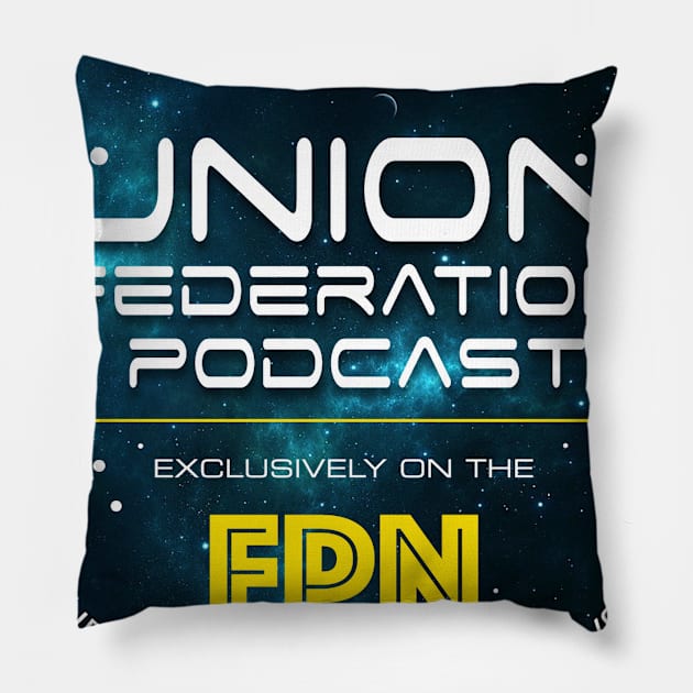 Union Federation Pillow by Fandom Podcast Network