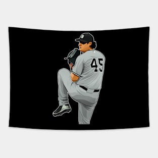 Gerrit Cole #45 Get Pitches Tapestry