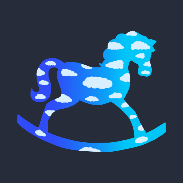 Rocking Horse Cloud Dream by Art by Deborah Camp