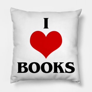 I Heart Books Pillow