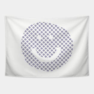 Smiley Face Pattern Lavender Tapestry