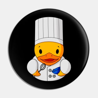 Chef Rubber Duck Pin