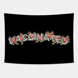 Vaccinated flower Tapestry