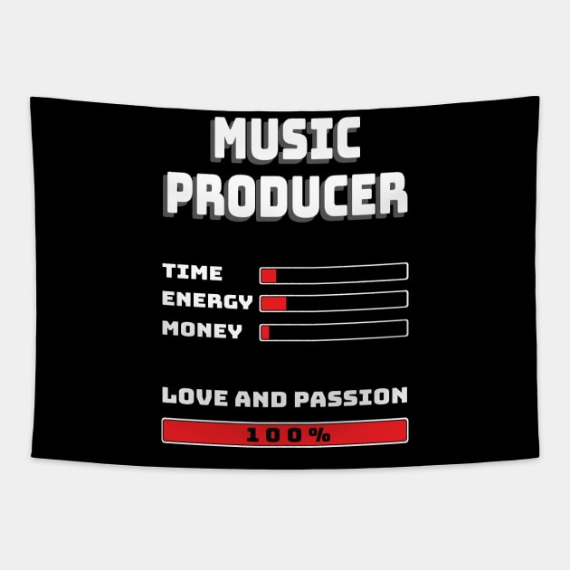 Life Of A Music Producer Tapestry by Marvinor