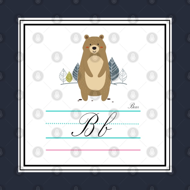 Bear Queer Alphabet Card by 3mosCreatives