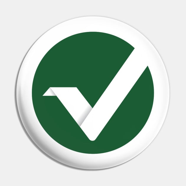 Vertcoin Logo Pin by CryptographTees