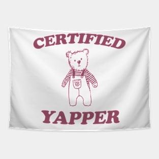 Certified yapper Shirt, Y2K Iconic Funny Cartoon Meme Tapestry