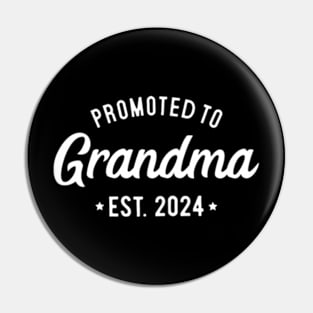 Promoted to Grandma 2024 Soon To Be Grandmother, New Grandma Pin