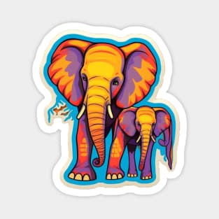 Cute cartoon elephant Magnet