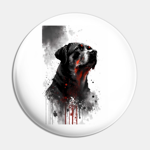 Rottweiler Guardian Pin by TortillaChief