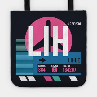 Lihue (LIH) Kauai Airport // Sunset Baggage Tag Tote