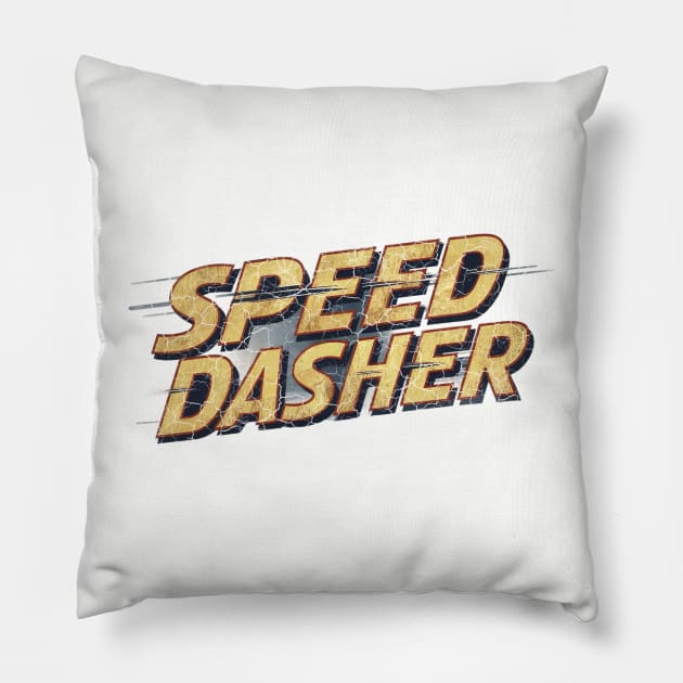 Speed Dasher the DoorDasher Pillow by 8 Fists of Tees