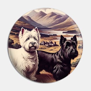 Terriers of Scotland Pin