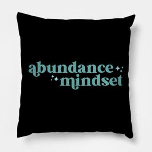 abundance mindset Pillow