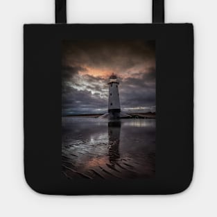 Talacre Lighthouse at Dawn Tote