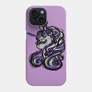 Smoky Purple Unicorn Phone Case