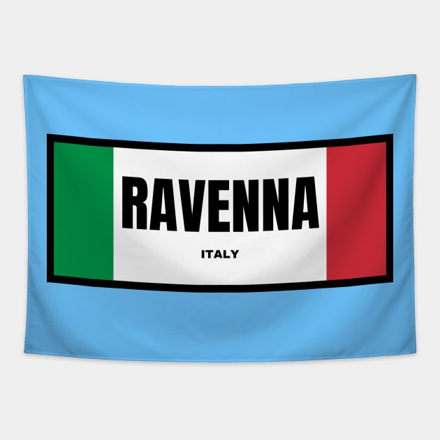 Ravenna City in Italian Flag Colors Tapestry by aybe7elf