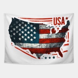 USA map Tapestry