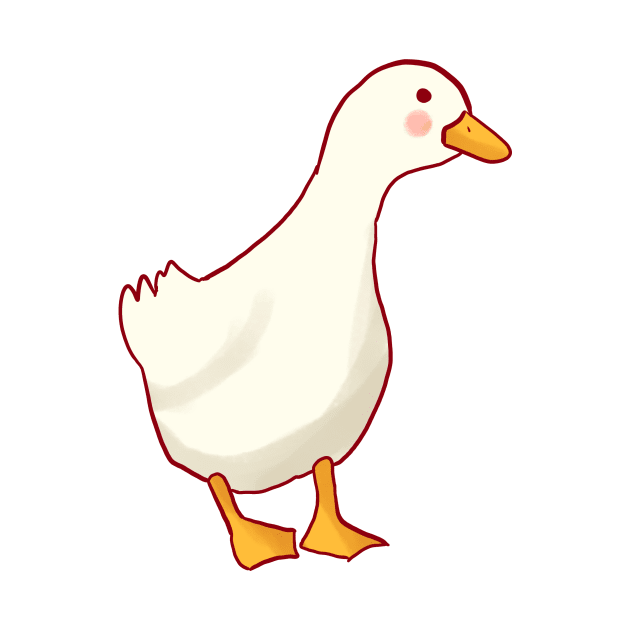 Cute cartoon Duck by Mayarart