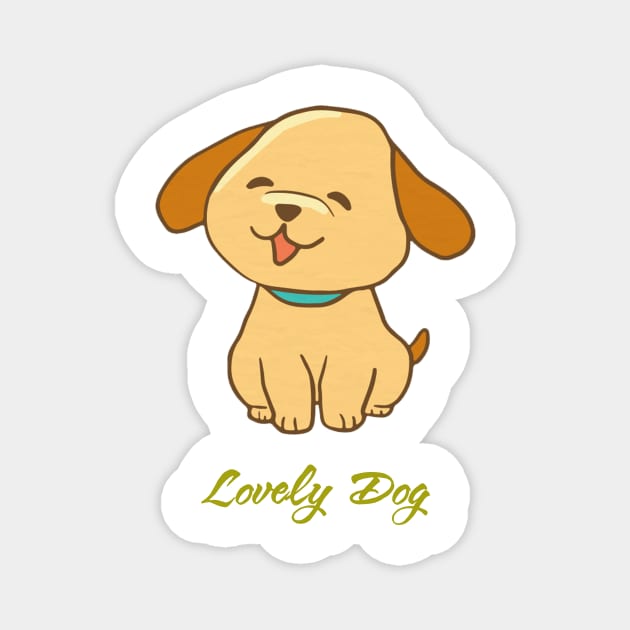 Lovely dog Magnet by This is store